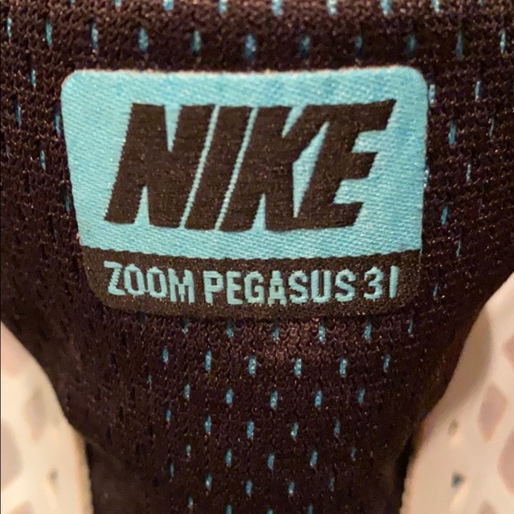 Nike Air Pegasus 31 Clearwater aqua white running sneakers size 11 - Picture 6 of 7